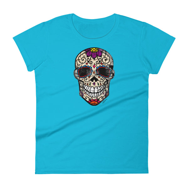Lupe Sugar Skull - Women's T-Shirt