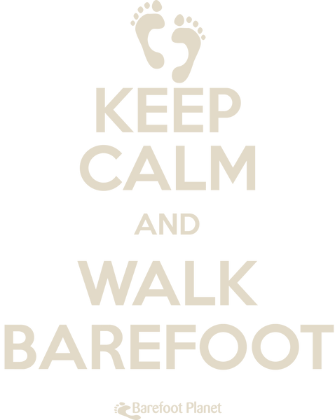 Keep Calm And Walk Barefoot - Men’s Long Sleeve Shirt