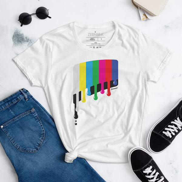 TV Meltdown - Women's T-Shirt