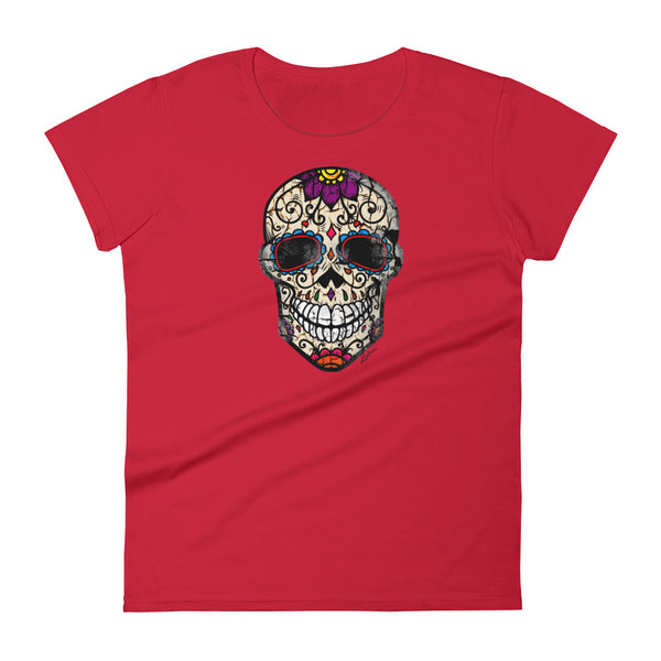Lupe Sugar Skull - Women's T-Shirt
